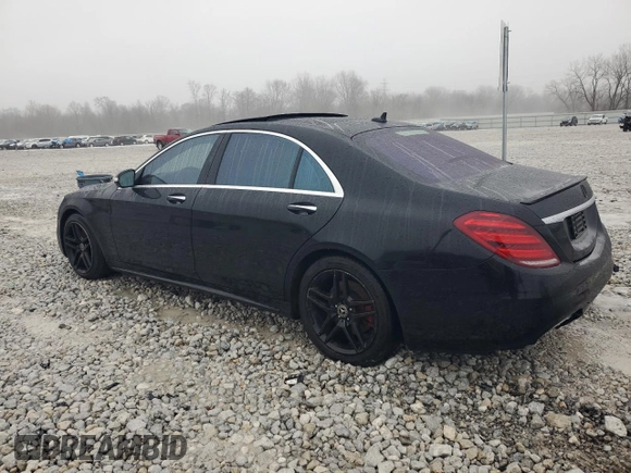 2018 Mercedes-Benz S 560 with VIN WDDUG8GB7JA402912, listed as a Copart auction lot 43578855 with 139,267 mi miles and Clean Title. Bid and sale history available at carsss.com. Image 2.