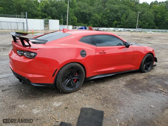 2019 Chevrolet Camaro ZL1 with VIN 1G1FK1R60K0148663, listed as a Copart auction lot 64616534 with 49,008 mi miles and Salvage Title. Bid and sale history available at carsss.com. Image 3.