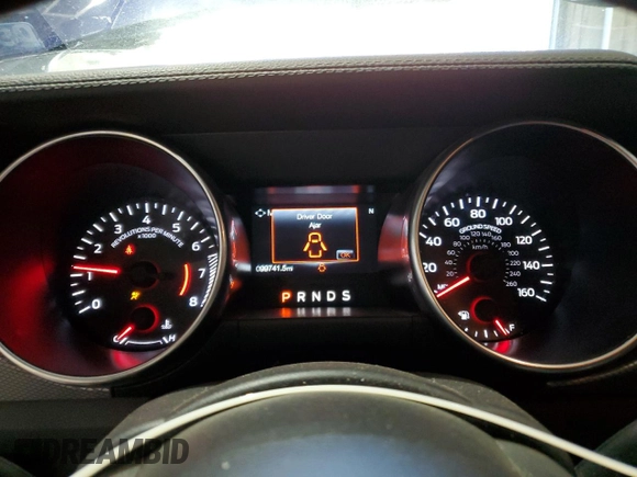 2018 Ford Mustang EcoBoost with VIN 1FA6P8TH6J5184358, listed as a Copart auction lot 46932365 with 99,741 mi miles and Clean Title. Bid and sale history available at DreamBid. Image 9.