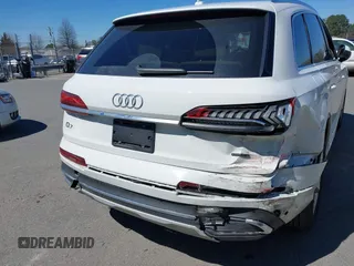 2023 Audi Q7 Premium Plus with VIN WA1LCBF72PD031042, listed as a IAAI auction lot 41825855 with 28,869 mi miles and . Bid and sale history available at DreamBid. Image 17.