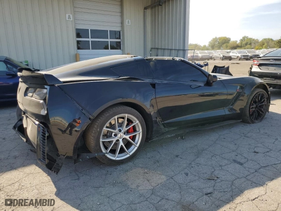 2016 Chevrolet Corvette Z06 2LZ with VIN 1G1YS2D65G5608464, listed as a Copart auction lot 71819514 with 20,738 mi miles and Salvage Title. Bid and sale history available at carsss.com. Image 3.
