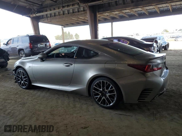 2016 Lexus RC 350 with VIN JTHHE5BC7G5014207, listed as a Copart auction lot 49516645 with 0 mi miles and Salvage Title. Bid and sale history available at carsss.com. Image 2.