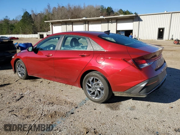 2024 Hyundai Elantra SEL with VIN KMHLM4DGXRU702893, listed as a Copart auction lot 46631995 with 29,294 mi miles and Salvage Title. Bid and sale history available at carsss.com. Image 2.