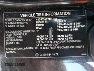 2002 Mercedes-Benz S-Class 5.0L with VIN WDBNG75J32A238335, listed as a Copart auction lot 83335234 with 123,471 mi miles and Clean Title. Bid and sale history available at carsss.com. Image 13.