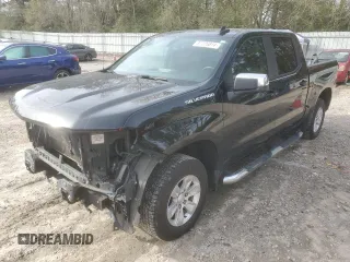 2020 Chevrolet Silverado 1500 LT with VIN 1GCPWCED8LZ176062, listed as a Copart auction lot 37726814 with 115,118 mi miles and Salvage Title. Bid and sale history available at carsss.com. Image 1.
