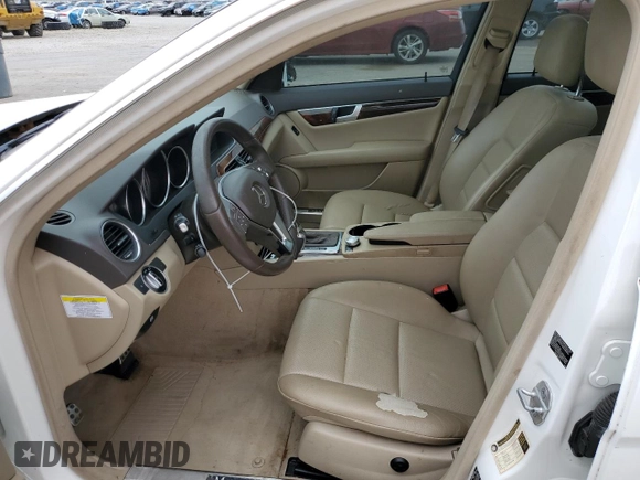 2013 Mercedes-Benz C 250 Sport with VIN WDDGF4HB2DR278397, listed as a Copart auction lot 52395335 with 116,110 mi miles and Salvage Title. Bid and sale history available at DreamBid. Image 7.