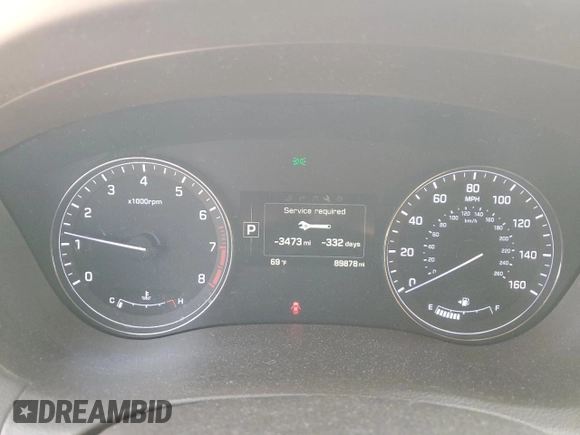 2015 Hyundai Genesis 3.8L with VIN KMHGN4JE5FU087716, listed as a Copart auction lot 52510265 with 89,878 mi miles and Salvage Title. Bid and sale history available at DreamBid. Image 9.