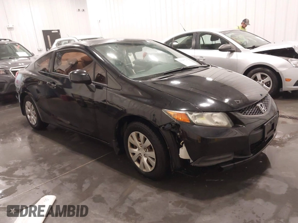 2012 Honda Civic Cpe LX with VIN 2HGFG3B55CH559433, listed as a IAAI auction lot 42045526 with 152,159 mi miles. Bid and sale history available at carsss.com. Image 1.