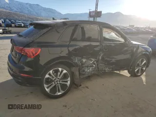 2022 Audi Q3 S line Premium Plus with VIN WA1EECF36N1019786, listed as a Copart auction lot 42395245 with 23,851 mi miles and Salvage Title. Bid and sale history available at carsss.com. Image 3.