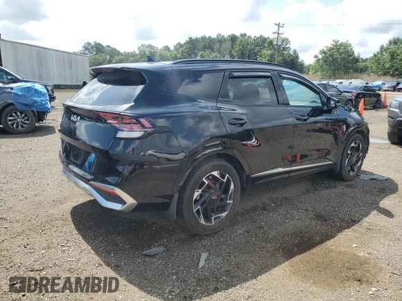 2023 Kia Sportage SX-Prestige with VIN 5XYK53AF8PG104724, listed as a Copart auction lot 57348665 with 17,845 mi miles and Salvage title. Bid and sale history available at DreamBid. Image 3.