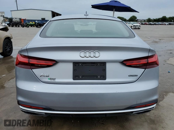 2020 Audi A5 Sportback Premium with VIN WAUANCF59LA008782, listed as a Copart auction lot 58103303 with 72,447 mi miles. Bid and sale history available at carsss.com. Image 6.