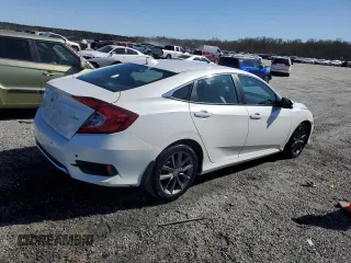 2019 Honda Civic Sedan EX with VIN 19XFC1F33KE011691, listed as a Copart auction lot 49576805 with 40,782 mi miles and Salvage Title. Bid and sale history available at carsss.com. Image 3.