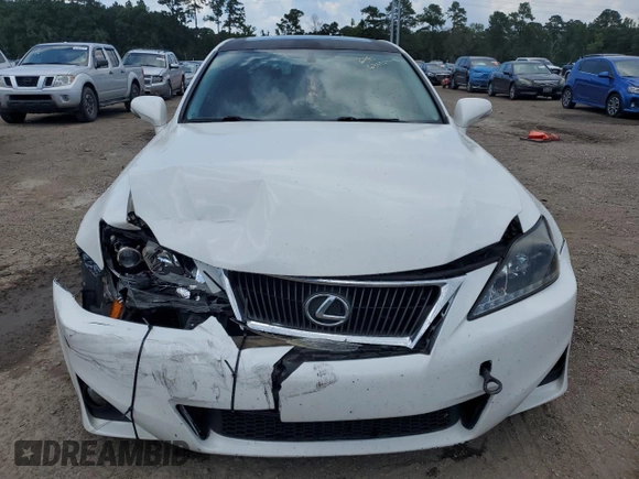2011 Lexus IS 250 with VIN JTHBF5C20B5136540, listed as a Copart auction lot 63592465 with 141,137 mi miles and Salvage title. Bid and sale history available at DreamBid. Image 5.