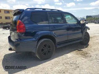 2006 Lexus GX 470 z VIN JTJBT20X760106041, wystawiony jako Copart lot #55896065 z przebiegiem 243 693 mil mil oraz Szkody całkowita. Historia ofert i sprzedaży dostępna na DreamBid. Obrazek 3.