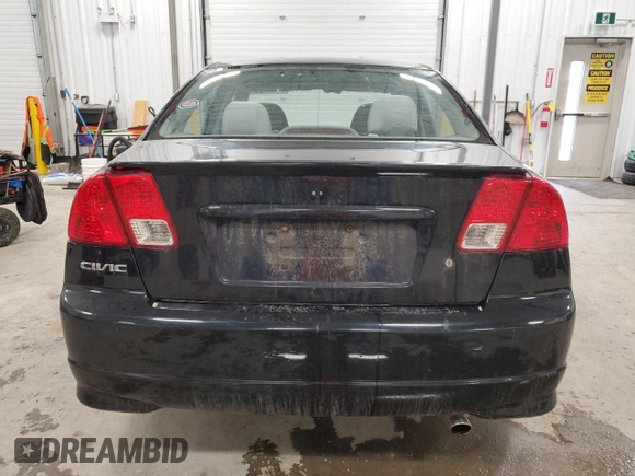 2004 Honda Civic LX with VIN 2HGES16604H911241, listed as a Copart auction lot 51665725 with 170,551 mi miles and Clean Title. Bid and sale history available at DreamBid. Image 6.