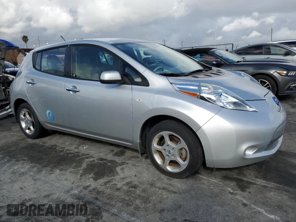 2011 Nissan LEAF SL-e with VIN JN1AZ0CP5BT008683, listed as a Copart auction lot 48921465 with 63,355 mi miles and Clean Title. Bid and sale history available at carsss.com. Image 4.