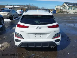 2022 Hyundai Kona N Line with VIN KM8K33A36NU802462, listed as a IAAI auction lot 41566552 with 35,522 mi miles. Bid and sale history available at carsss.com. Image 17.