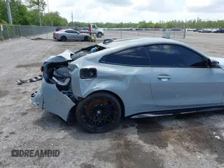 2022 BMW M4 Competition xDrive z VIN WBS43AZ04NCK16515, wystawiony jako IAAI lot #42505726 z przebiegiem Nie podano mil oraz . Historia ofert i sprzedaży dostępna na DreamBid. Obrazek 20.