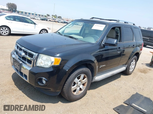 2009 Ford Escape Hybrid with VIN 1FMCU49319KB21624, listed as a IAAI auction lot 42666813 with 167,423 mi miles and . Bid and sale history available at DreamBid. Image 2.
