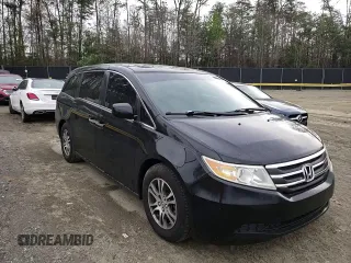 2012 Honda Odyssey EX-L with VIN 5FNRL5H67CB025164, listed as a Copart auction lot 51873715 with 110,260 mi miles and Salvage Title. Bid and sale history available at carsss.com. Image 12.