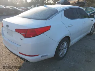 2011 Kia Optima LX with VIN KNAGM4A72B5057213, listed as a IAAI auction lot 41230459 with 1 mi miles. Bid and sale history available at carsss.com. Image 4.