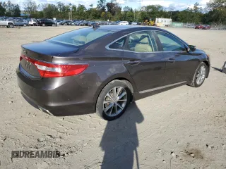 2015 Hyundai Azera with VIN KMHFG4JG1FA483280, listed as a Copart auction lot 75449214 with 126,291 mi miles and Clean Title. Bid and sale history available at carsss.com. Image 3.