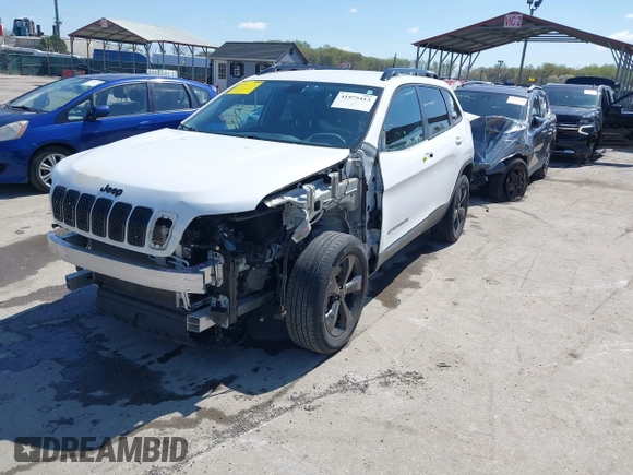 2020 Jeep Cherokee Altitude with VIN 1C4PJMLN7LD554191, listed as a IAAI auction lot 41975413 with 55,923 mi miles. Bid and sale history available at carsss.com. Image 18.