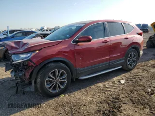 2022 Honda CR-V EX-L z VIN 7FARW1H8XNE013051, wystawiony jako Copart lot #47186165 z przebiegiem 20 463 mil mil oraz Szkoda całkowita • Salvage title. Historia ofert i sprzedaży dostępna na DreamBid. Obrazek 1.
