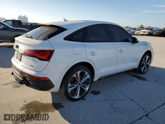 2023 Audi Q5 Sportback S line Prestige with VIN WA16AAFY2P2002254, listed as a Copart auction lot 45670704 with 30,045 mi miles and . Bid and sale history available at DreamBid. Image 3.