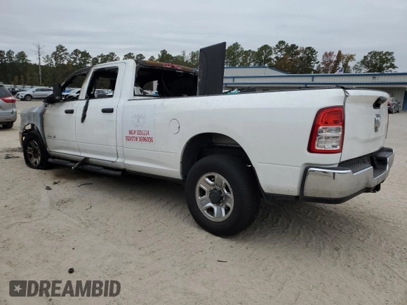 2021 Ram 2500 Tradesman with VIN 3C6UR4HJ3MG651918, listed as a Copart auction lot 77608994 with 0 mi miles and Salvage Title. Bid and sale history available at carsss.com. Image 2.