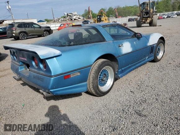 1985 Chevrolet Corvette with VIN 1G1YY0788F5135108, listed as a Copart auction lot 55604065 with Not Provided miles and Clean Title. Bid and sale history available at carsss.com. Image 3.