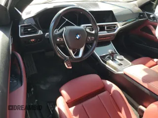 2022 BMW 4 Series 430i xDrive with VIN WBA73AP0XNCJ59810, listed as a Copart auction lot 54379575 with 21,961 mi miles and Salvage title. Bid and sale history available at DreamBid. Image 8.