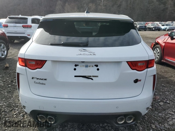 2020 Jaguar F-Pace SVR with VIN SADCZ2EE9LA627415, listed as a Copart auction lot 47596845 with Not Provided miles and Non Repairable. Bid and sale history available at DreamBid. Image 6.