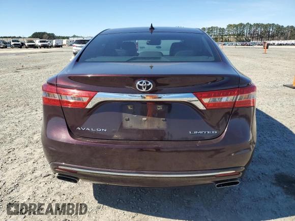 2016 Toyota Avalon Limited with VIN 4T1BK1EB0GU234592, listed as a Copart auction lot 45736235 with 95,590 mi miles and Salvage Title. Bid and sale history available at DreamBid. Image 6.