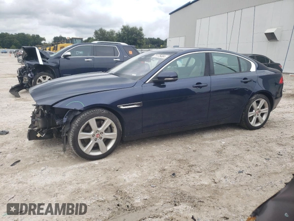 2017 Jaguar XE 25t Premium with VIN SAJAD4BG9HA971175, listed as a Copart auction lot 71175484 with 60,818 mi miles and Salvage Title. Bid and sale history available at carsss.com. Image 1.