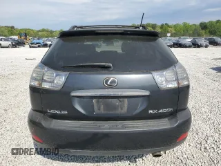 2008 Lexus RX 400h with VIN JTJGW31U582851546, listed as a Copart auction lot 52691335 with 152,790 mi miles and Salvage Title. Bid and sale history available at DreamBid. Image 6.