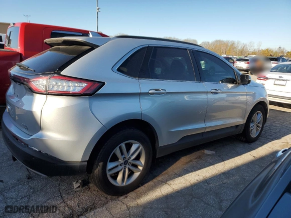 2018 Ford Edge SEL with VIN 2FMPK4J82JBC16044, listed as a Copart auction lot 81616814 with 97,493 mi miles and Salvage Title. Bid and sale history available at carsss.com. Image 3.