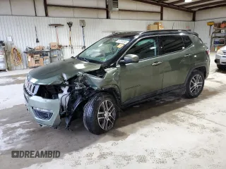 2020 Jeep Compass Latitude with VIN 3C4NJDBB6LT153787, listed as a Copart auction lot 56795085 with 62,020 mi miles and Salvage title. Bid and sale history available at DreamBid. Image 1.