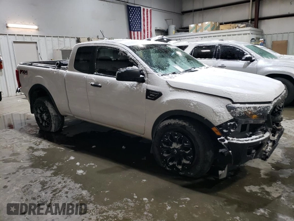 2019 Ford Ranger XL with VIN 1FTER1FH5KLB21851, listed as a Copart auction lot 87330714 with 83,941 mi miles and Salvage Title. Bid and sale history available at DreamBid. Image 4.
