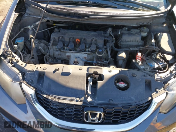 2014 Honda Civic Sedan EX with VIN 2HGFB2F84EH542574, listed as a IAAI auction lot 41427697 with 144,979 mi miles. Bid and sale history available at carsss.com. Image 10.