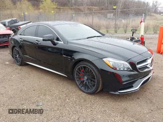 2016 Mercedes-Benz CLS-Class CLS 63 AMG S-Model with VIN WDDLJ7GB2GA172180, listed as a IAAI auction lot 42013290 with 55,664 mi miles. Bid and sale history available at carsss.com. Image 1.