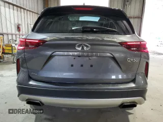 2019 Infiniti QX50 Luxe with VIN 3PCAJ5M35KF114440, listed as a Copart auction lot 46131485 with 70,308 mi miles and Salvage Title. Bid and sale history available at DreamBid. Image 6.