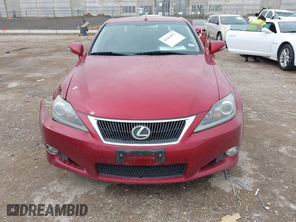 2011 Lexus IS 250 C with VIN JTHFF2C26B2514815, listed as a IAAI auction lot 42465891 with 186,673 mi miles and . Bid and sale history available at DreamBid. Image 12.