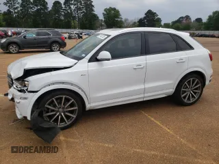 2018 Audi Q3 Premium with VIN WA1BCCFS3JR023502, listed as a Copart auction lot 47142733 with 38,444 mi miles. Bid and sale history available at carsss.com. Image 1.