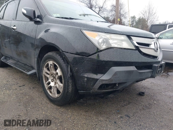 2008 Acura MDX Tech Pkg with VIN 2HNYD283X8H500654, listed as a IAAI auction lot 41913312 with 178,944 mi miles. Bid and sale history available at carsss.com. Image 6.