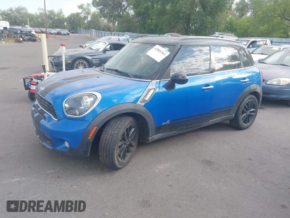 2012 MINI Countryman S z VIN WMWZC5C57CWL61906, wystawiony jako IAAI lot #42809364 z przebiegiem 169 517 mil mil oraz . Historia ofert i sprzedaży dostępna na DreamBid. Obrazek 2.