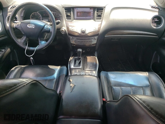 2015 Infiniti QX60 z VIN 5N1AL0MMXFC513462, wystawiony jako Copart lot #59803485 z przebiegiem 156 003 mil mil oraz Szkoda całkowita • Salvage title. Historia ofert i sprzedaży dostępna na DreamBid. Obrazek 8.