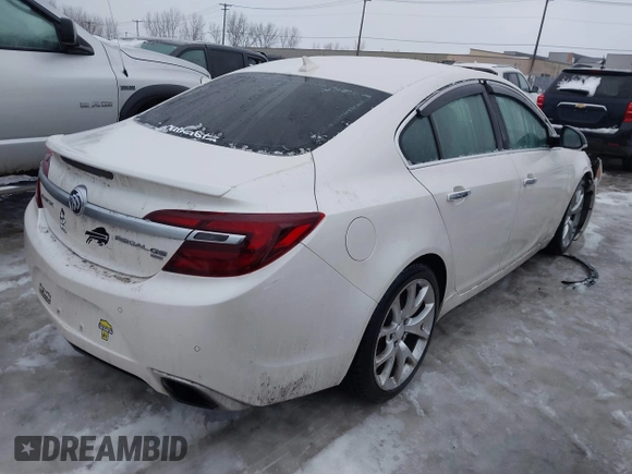 2014 Buick Regal GS with VIN 2G4GU5GX2E9231431, listed as a IAAI auction lot 41560479 with 200,078 mi miles and . Bid and sale history available at DreamBid. Image 4.