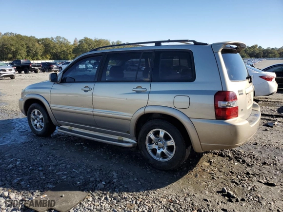 2006 Toyota Highlander with VIN JTEGP21A160111979, listed as a Copart auction lot 80541814 with 120,503 mi miles and Salvage Title. Bid and sale history available at carsss.com. Image 2.