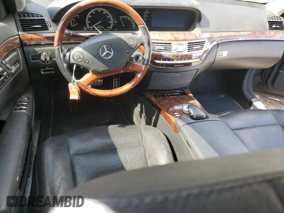 2012 Mercedes-Benz S 550 with VIN WDDNG9EB1CA477248, listed as a Copart auction lot 56546595 with 128,973 mi miles and Salvage title. Bid and sale history available at DreamBid. Image 8.
